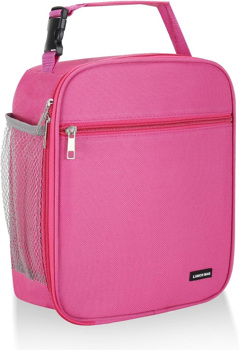 Lovoeo Lunch box Lunch bag for men women Insulated Lunchbox Lunch bags for Work Picnic Travel(Rose red) - Image 1